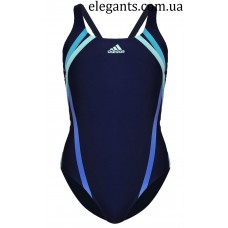 Элитный синий купальник INFINITEX «Адидас» (Германия) : одежду для плавания Adidas (Germany) купить на elegants.com.ua магазина «Элегант» в Сумах (Украина) - каталог сдельных купальников (смотреть видео и фото девушки топ модели на пляже)