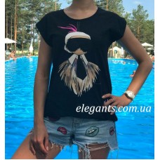 Женская футболка FENDI (Italy) черная, купить на сайте супермаркета - интернет магазин одежды и нижнего белья «Элегант» Сумы (Украина) - каталог женской одежды Фенди (Италия) коллекции моды (смотреть онлайн видео и фото девушки топ модели)